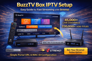 How to Set Up IPTV on BuzzTV Box – Server Line : MAC Server Configuration (2 Methods)