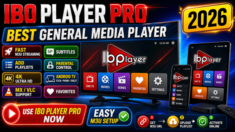 Ibo Player Pro – The Best General Media Player for M3U Streaming (2026)